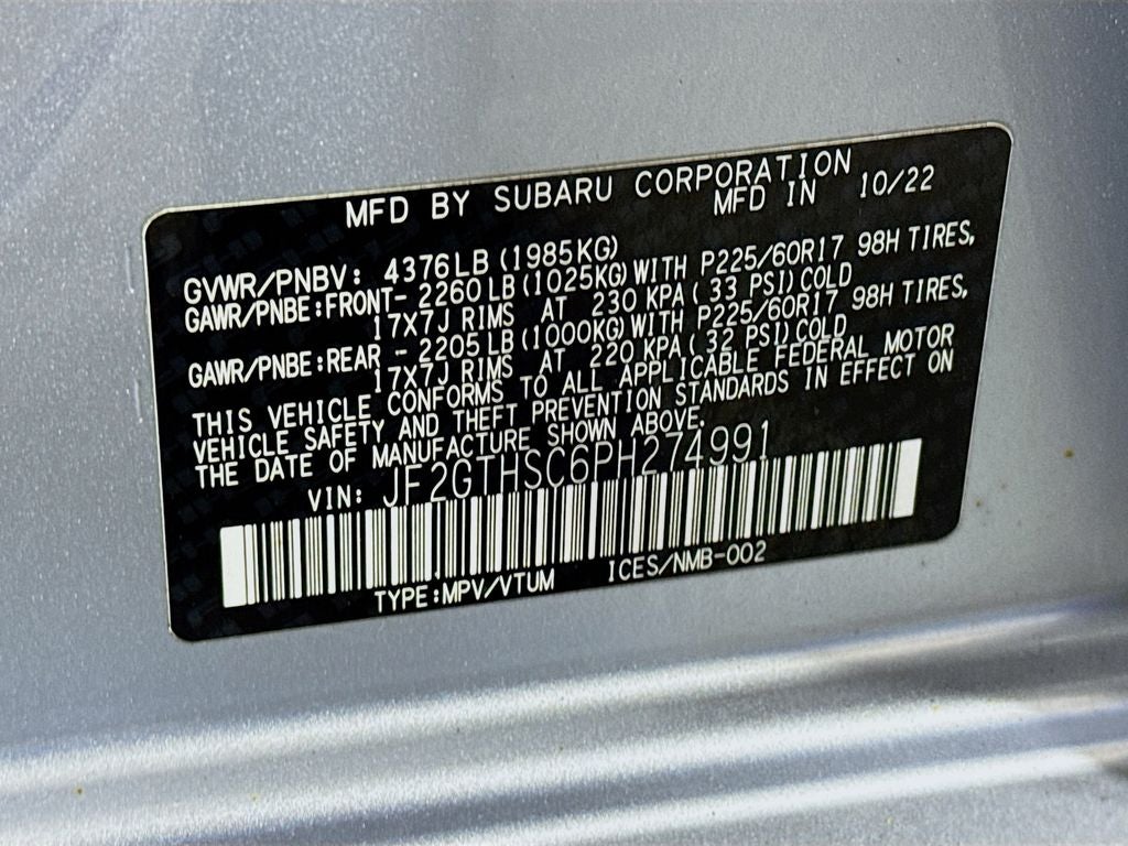 2023 Subaru Crosstrek Sport