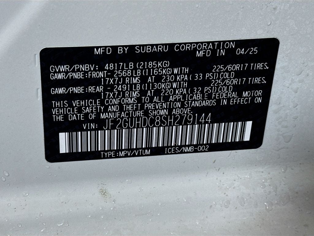 2025 Subaru Crosstrek Premium