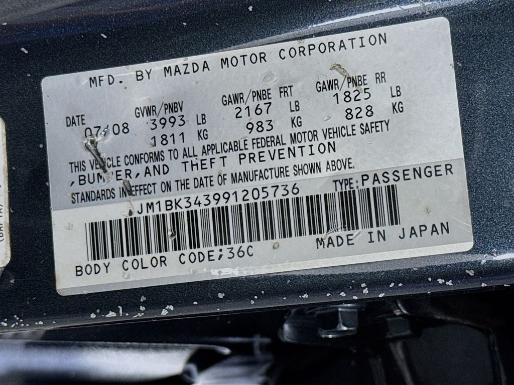 2009 Mazda Mazda3 Hatchback s Sport