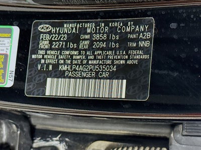 2023 Hyundai Elantra Limited