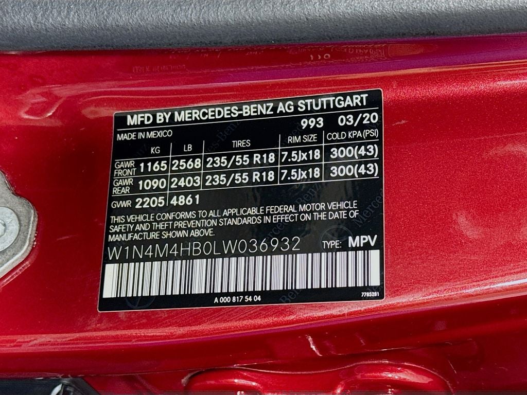 2020 Mercedes-Benz GLB 250 GLB 250 4MATIC®