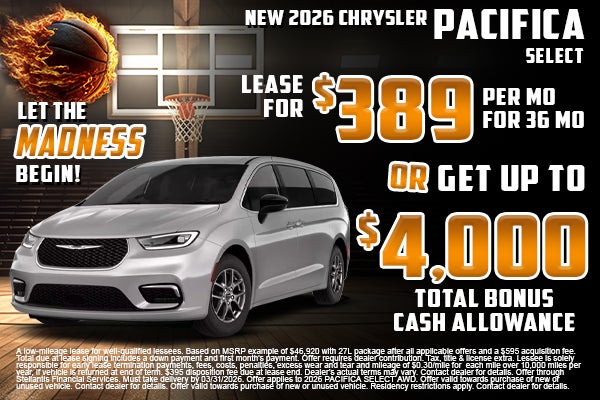 2026 Chrysler Pacifica Select
