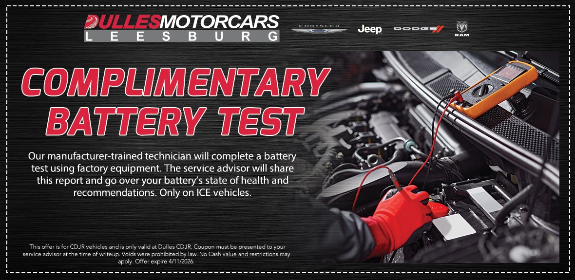 Complimentary Battery Test