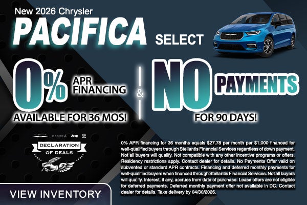 2026 Chrysler Pacifica Select