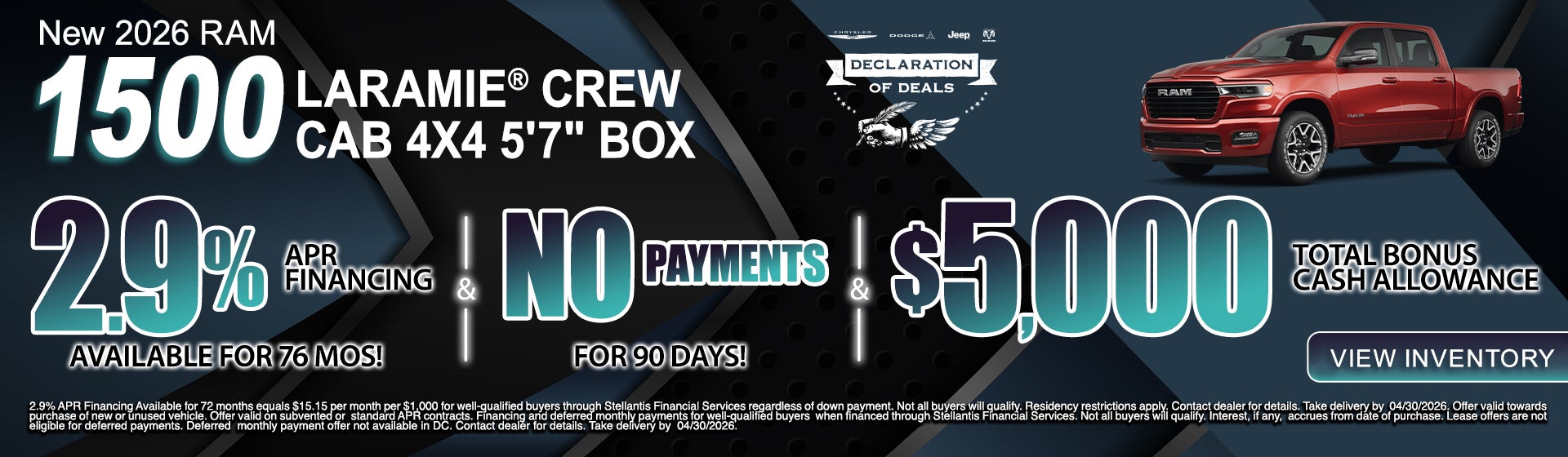 2026 RAM 1500