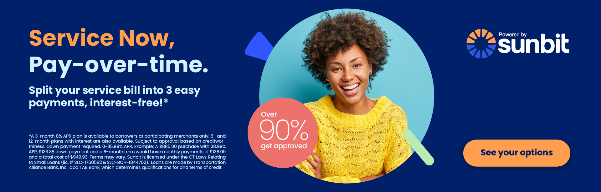 Sunbit- Service Now Pay Over Time