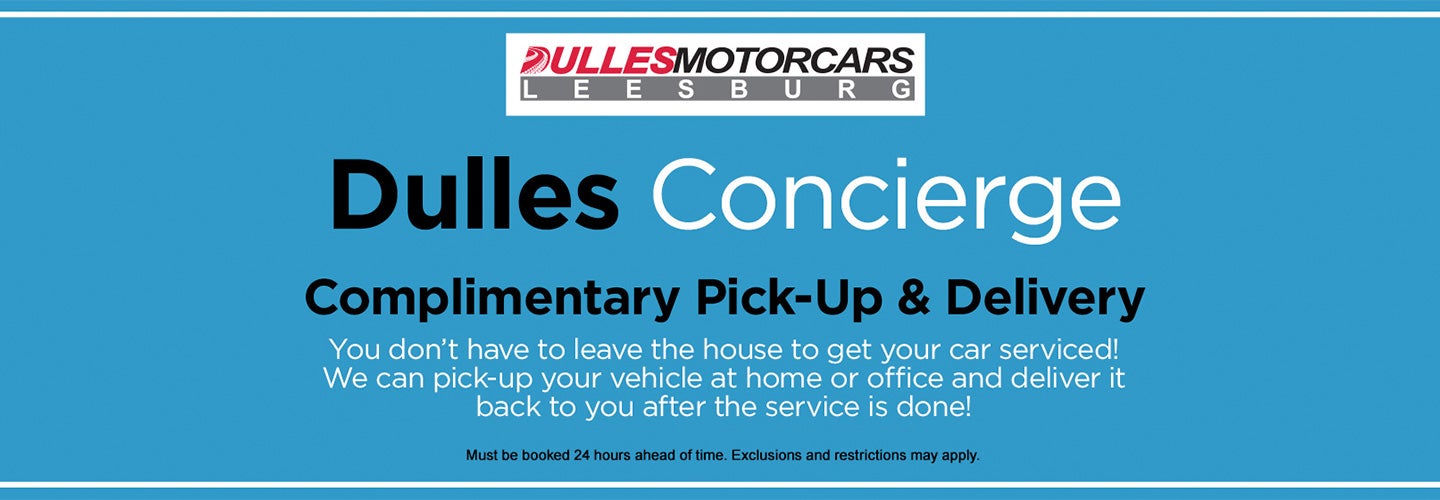Complimentary Pick-Up and Delivery at Dulles Chrysler Dodge Jeep Ram in Leesburg VA
