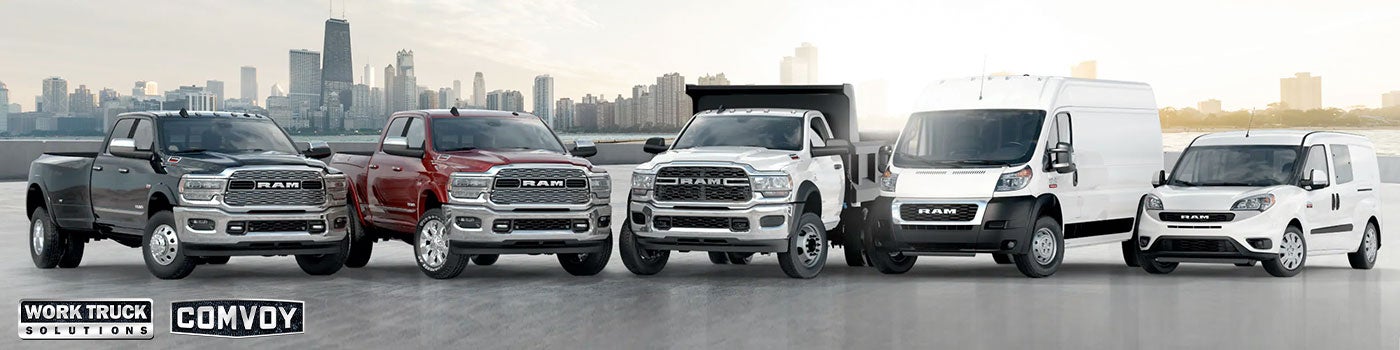 RAM work truck lineup at Dulles Chrysler Dodge Jeep Ram in Leesburg VA